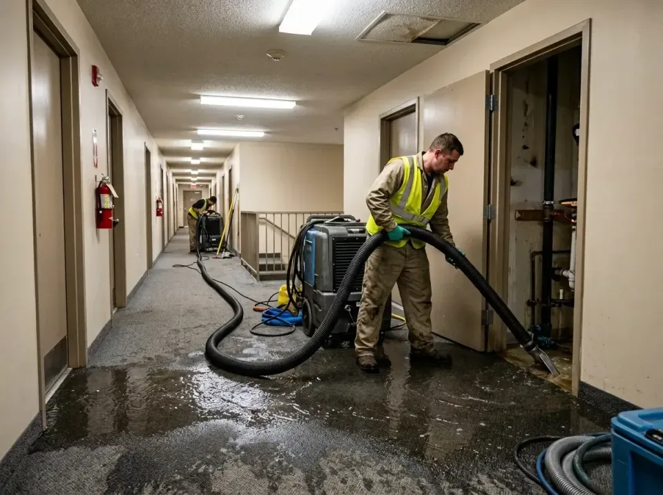 multi-unit-apartment-hallway-f-005 — frequently asked questions, Emergency Burst Pipe Water Extraction & Removal in Tennessee